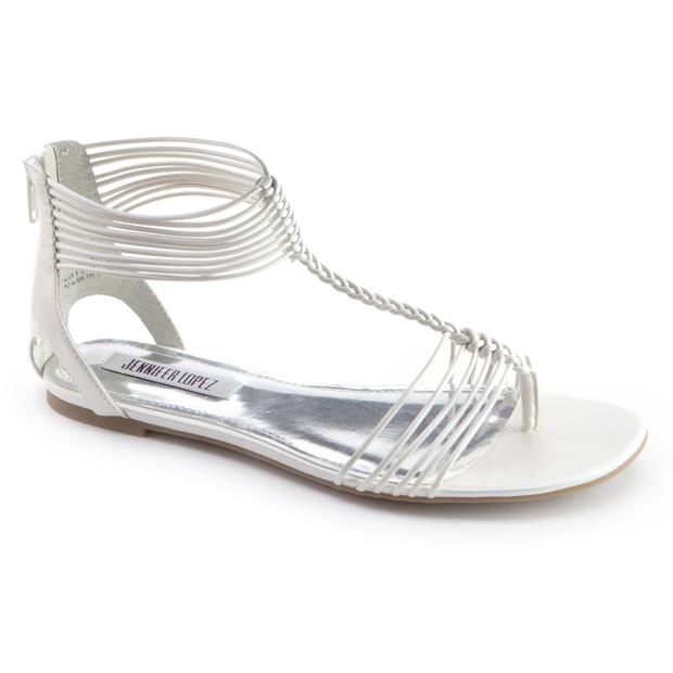 Metallic accessories are popping up all over the place. These silver ...