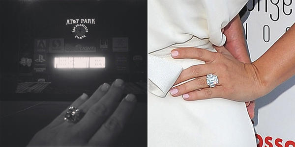 Kim Kardashian's engagement rings