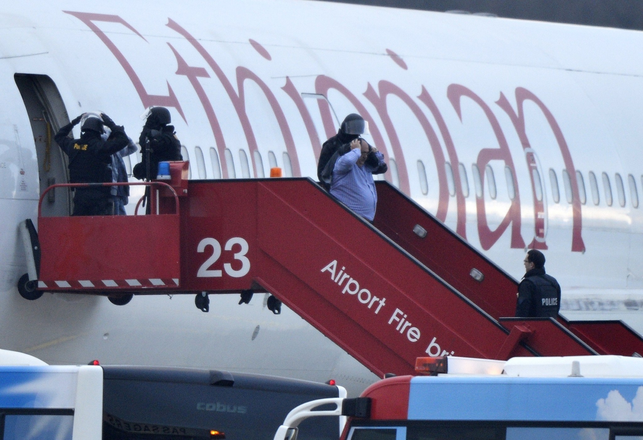 Hijacked Ethiopian plane forced to land in Geneva international airport