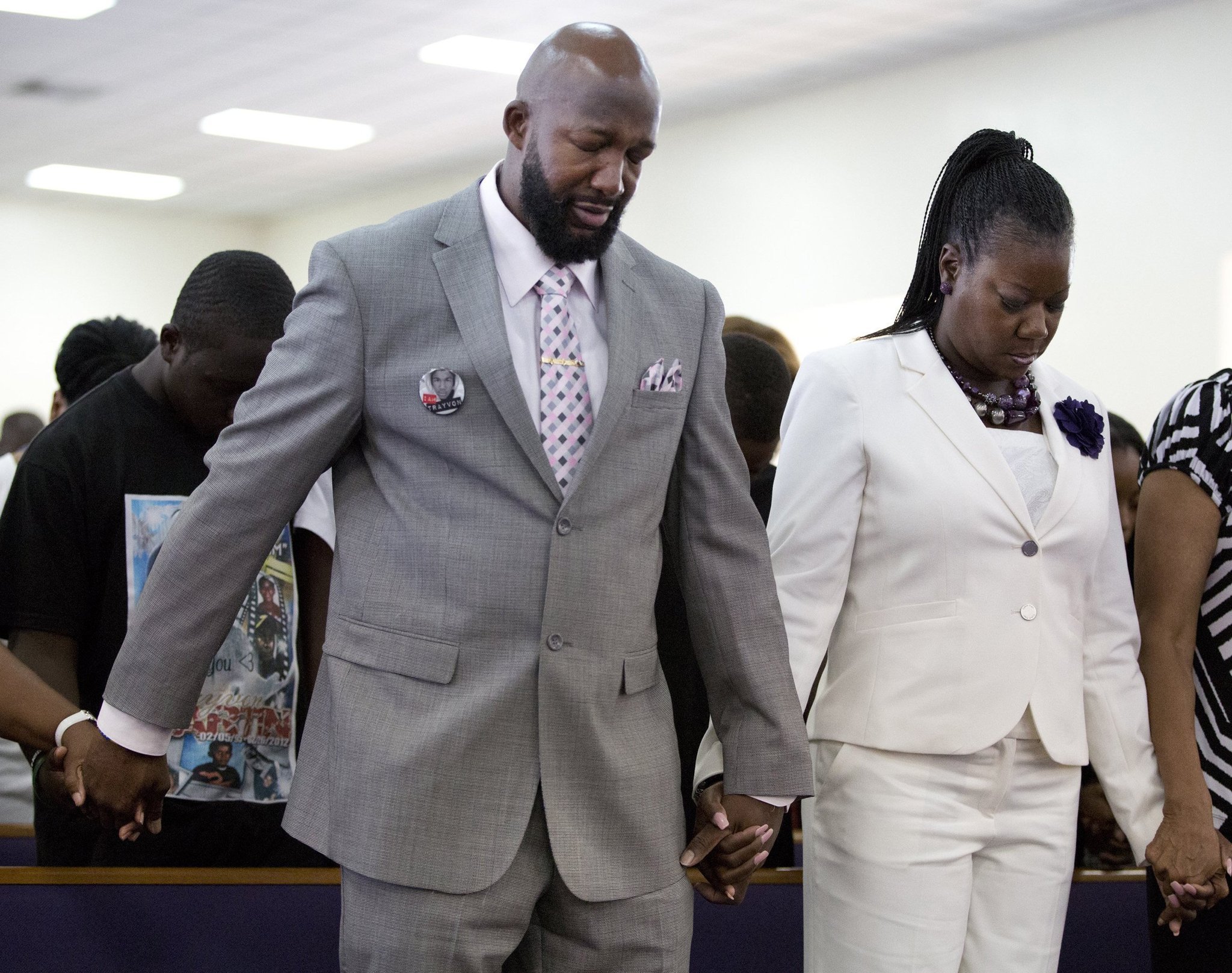 Trayvon Martin's parents join Michael Brown's family for peace rally in St. Louis ...