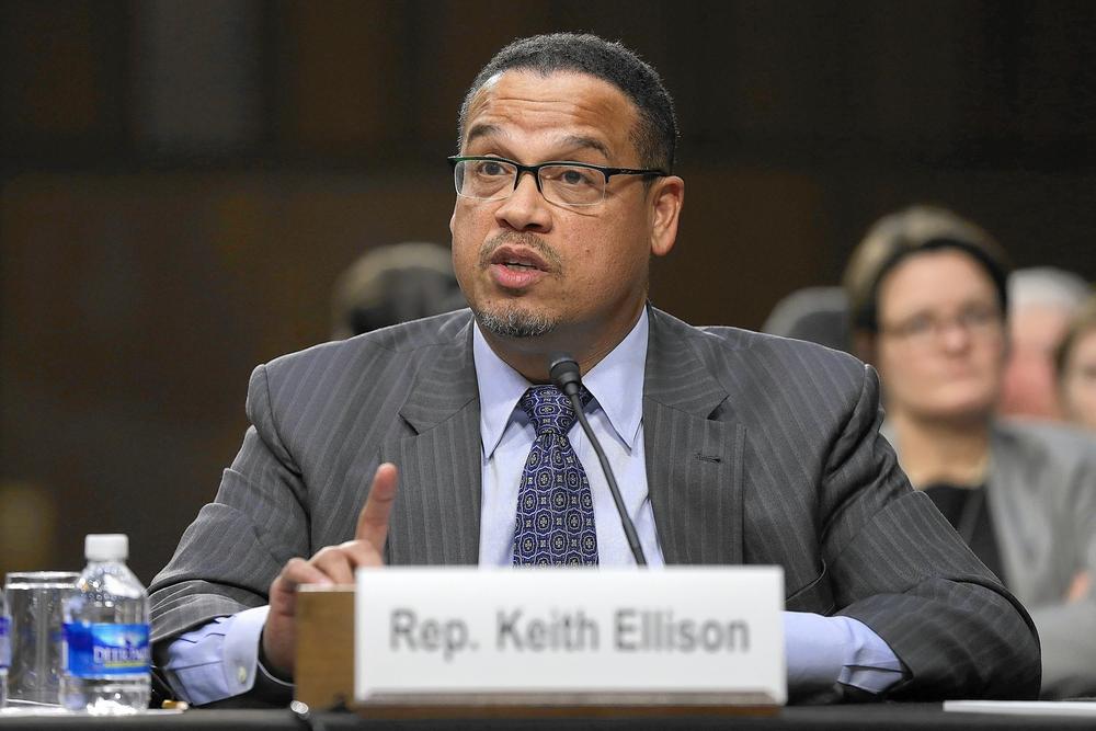 Rep. Keith Ellison is shown in 2015. (Win McNamee / Getty Images)