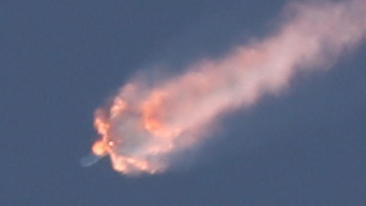 Pictures: SpaceX Falcon 9 explodes after launch
