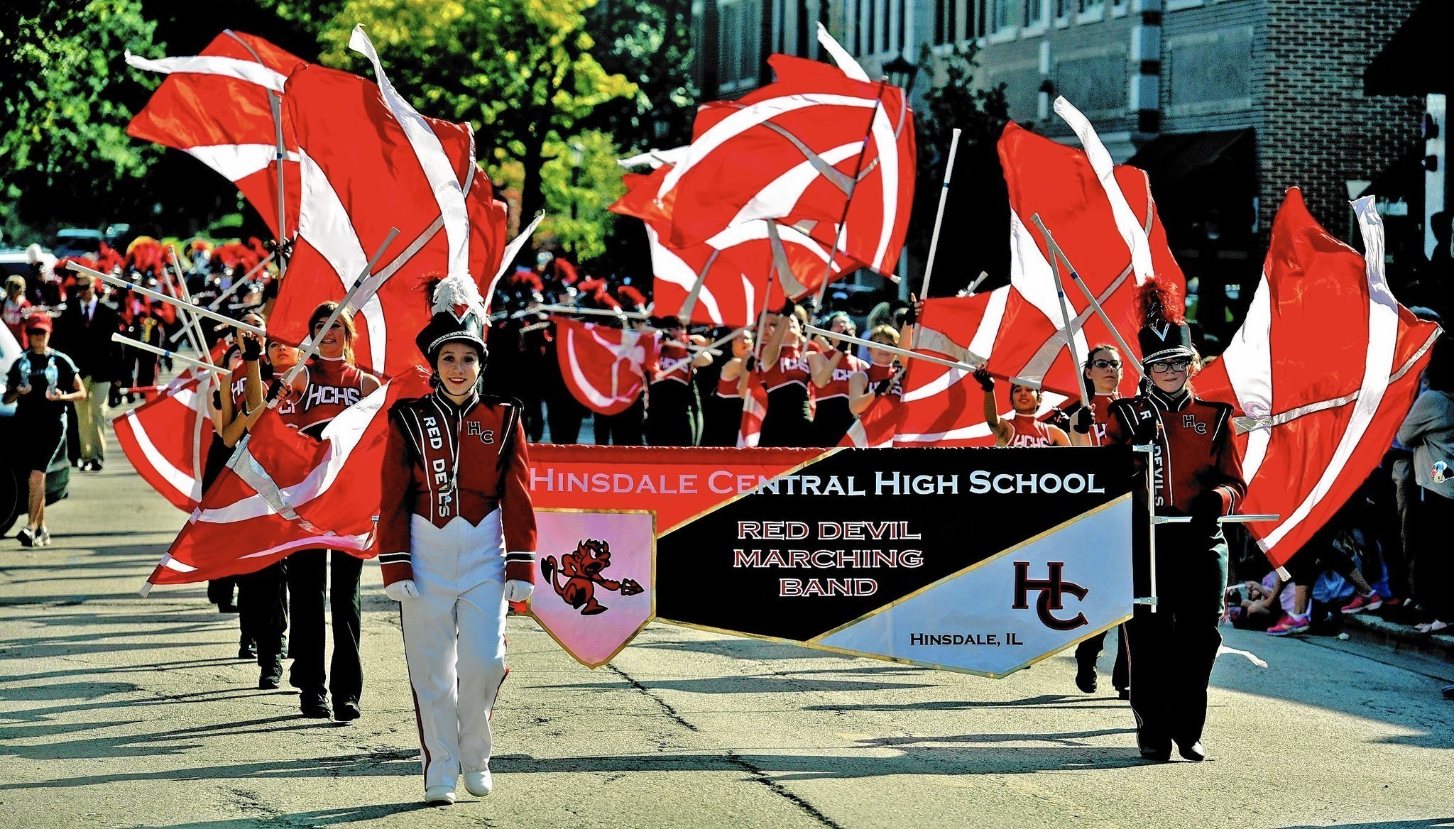 Red Devil spirit parades through Hinsdale The Doings Weekly