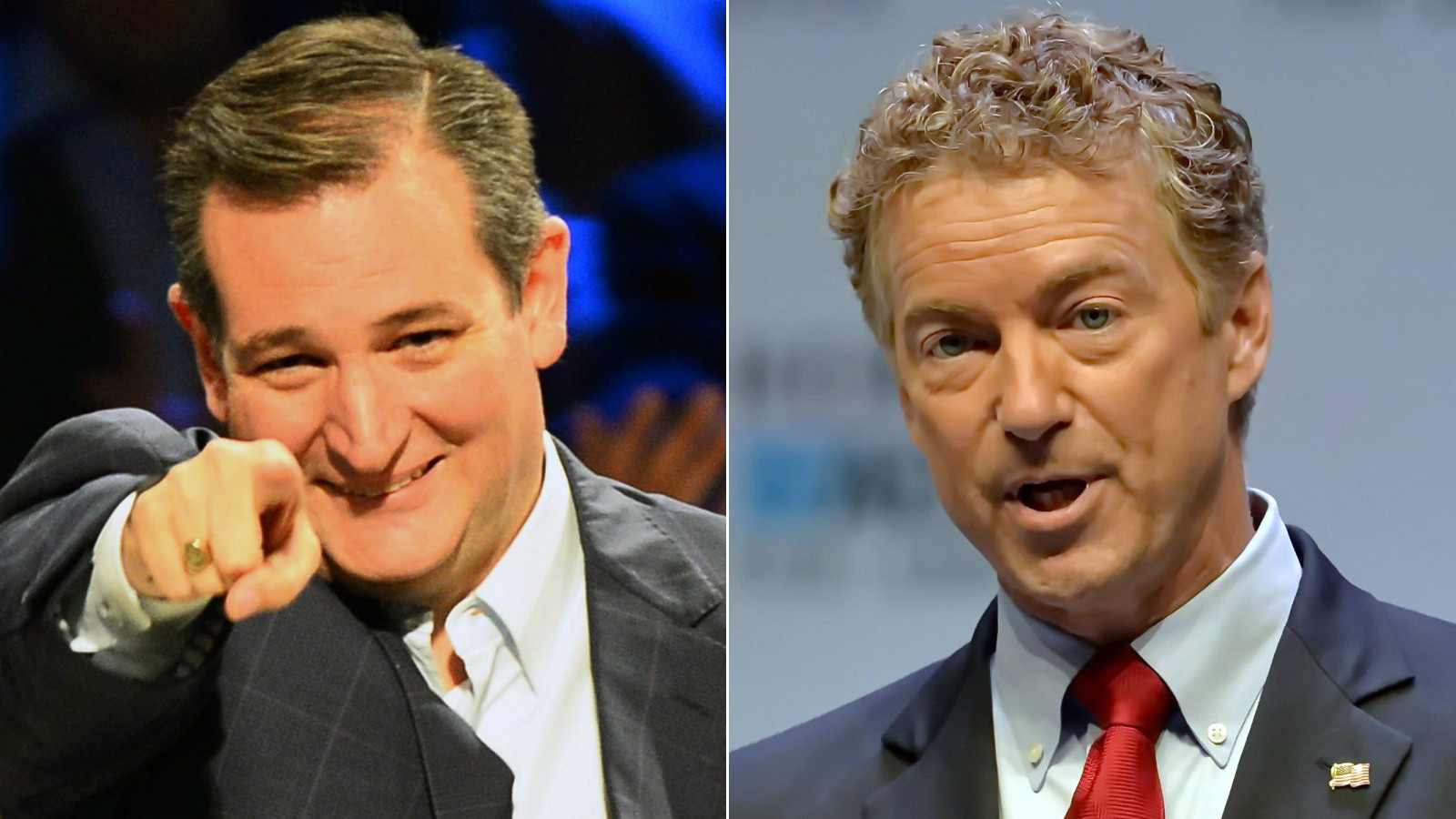 Sens. Ted Cruz, left, and Rand Paul. (EPA; Associated Press)