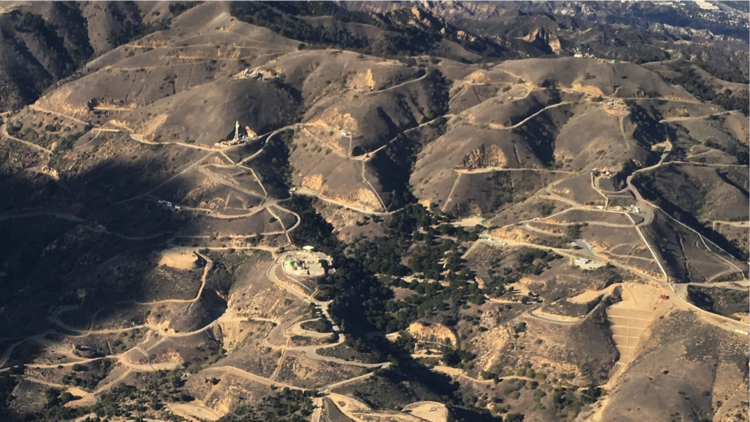 Aerial survey of the Aliso Canyon gas leak
