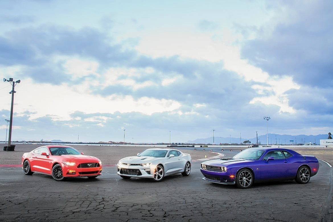 Need a V-8? 2016 Camaro, Challenger and Mustang battle as America's