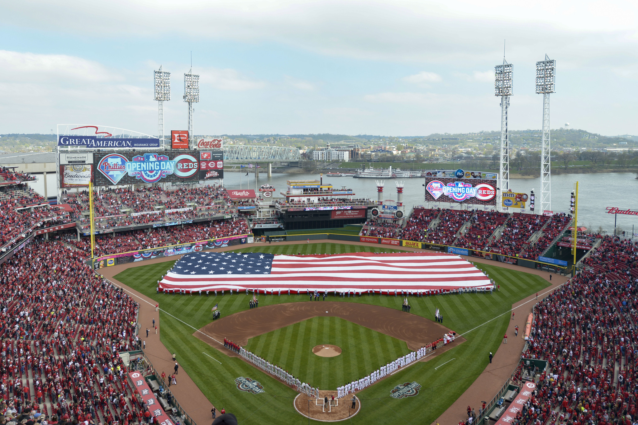 Want to rent a giant American flag for Opening Day? That ...