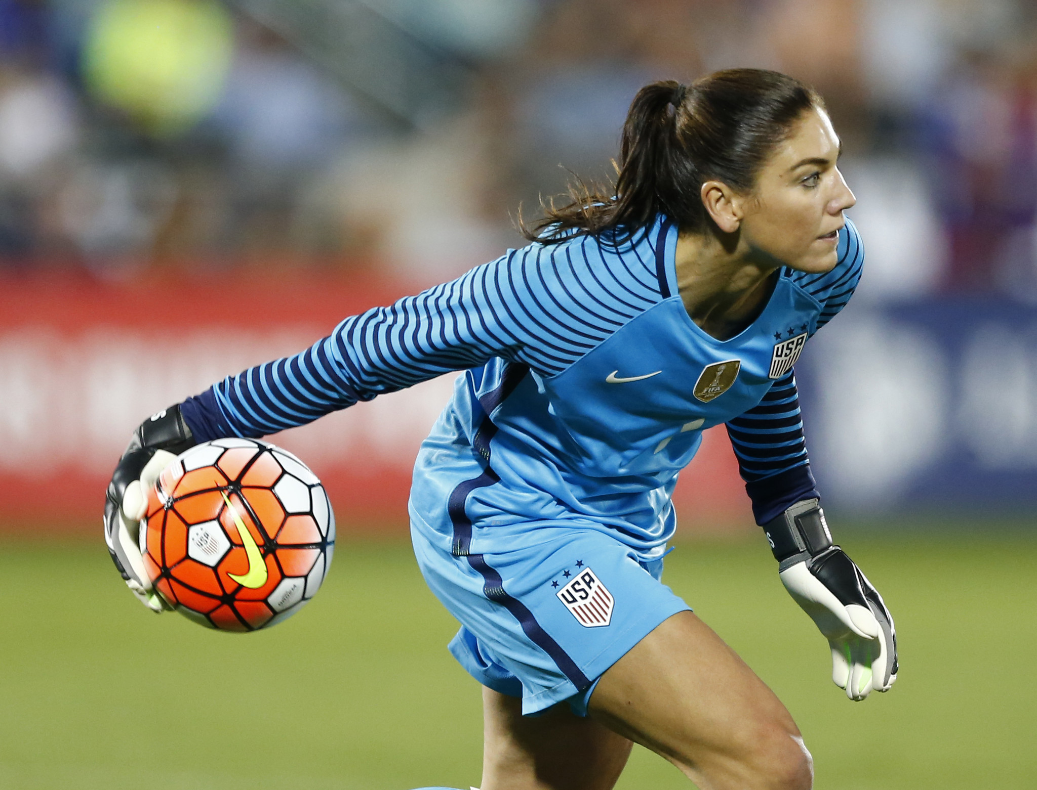 Hope Solo Becomes First Goalkeeper Ever To Record 100 Career Shutouts.