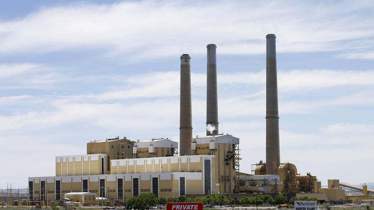 The Hunter power plant, in Castle Dale, Utah, is one of the coal-fired units operated by PacifiCorp.