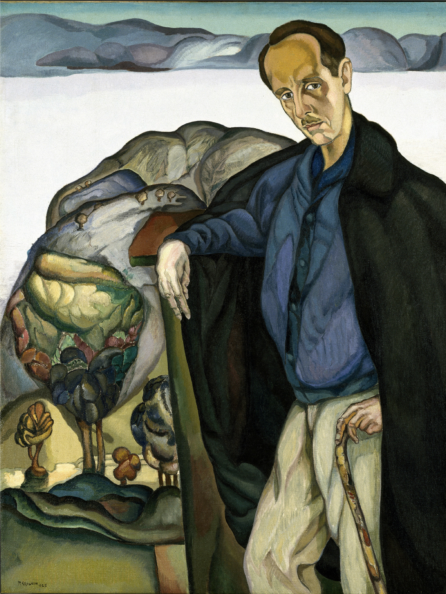 Peter Krasnow, "Edward Henry Weston," 1925, oil on canvas
