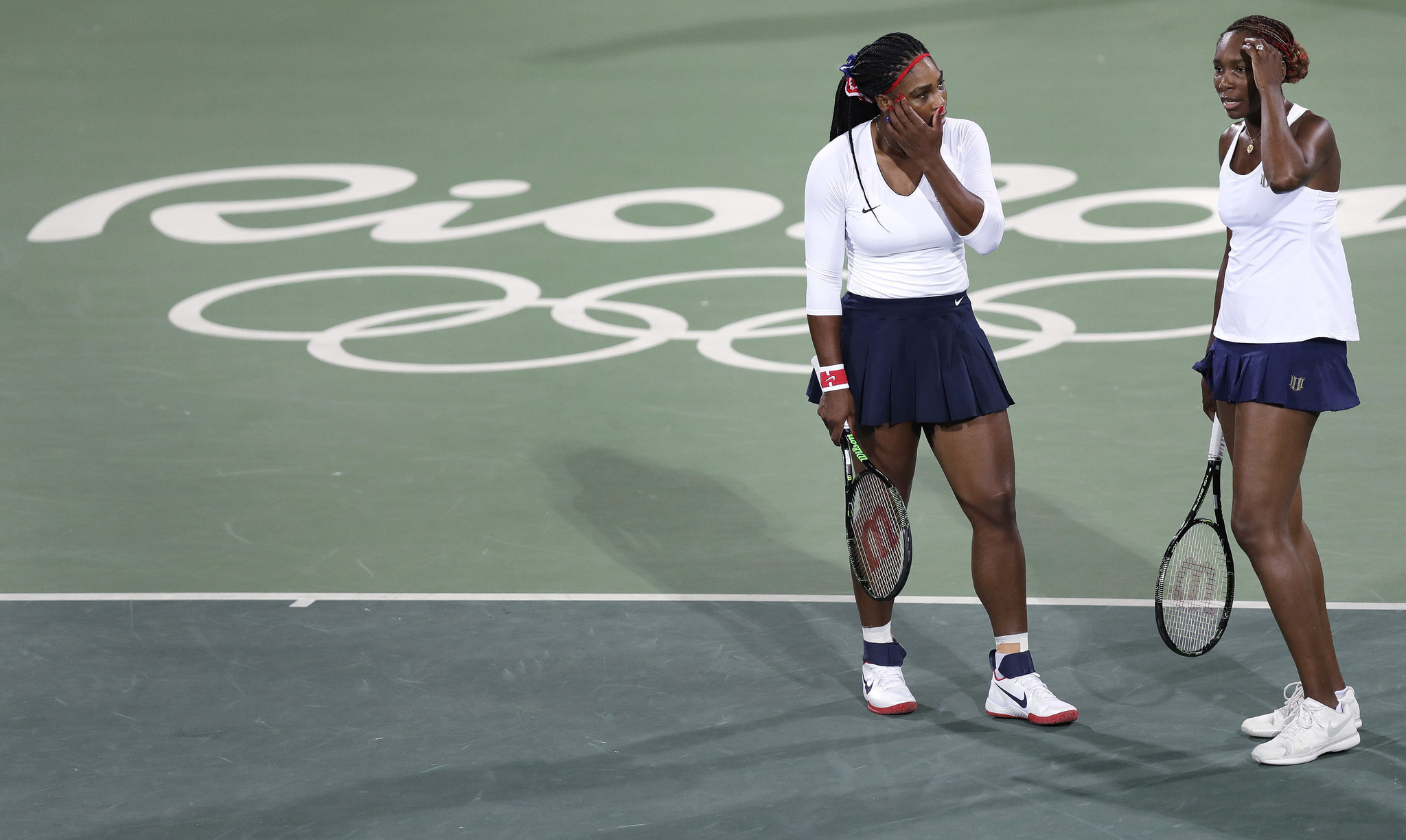 Williams sisters lose Olympic doubles match for 1st time - Chicago Tribune
