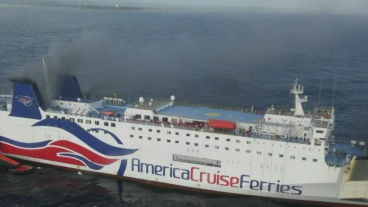Ferry Fire Prompts Evacuation Of Hundreds On Board