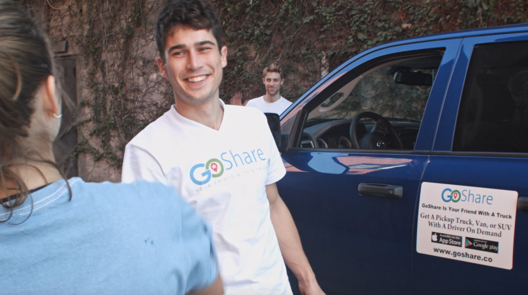 GoShare enables people to rent trucks for hauling large items.