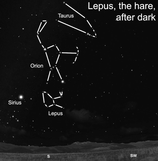 Hare-raising tale behind constellation Lepus - The San ...
