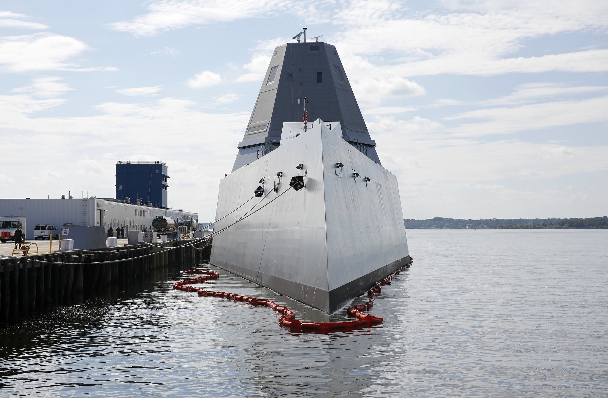 U.S. Navy gives look inside futuristic $4.4 billion Zumwalt destroyer