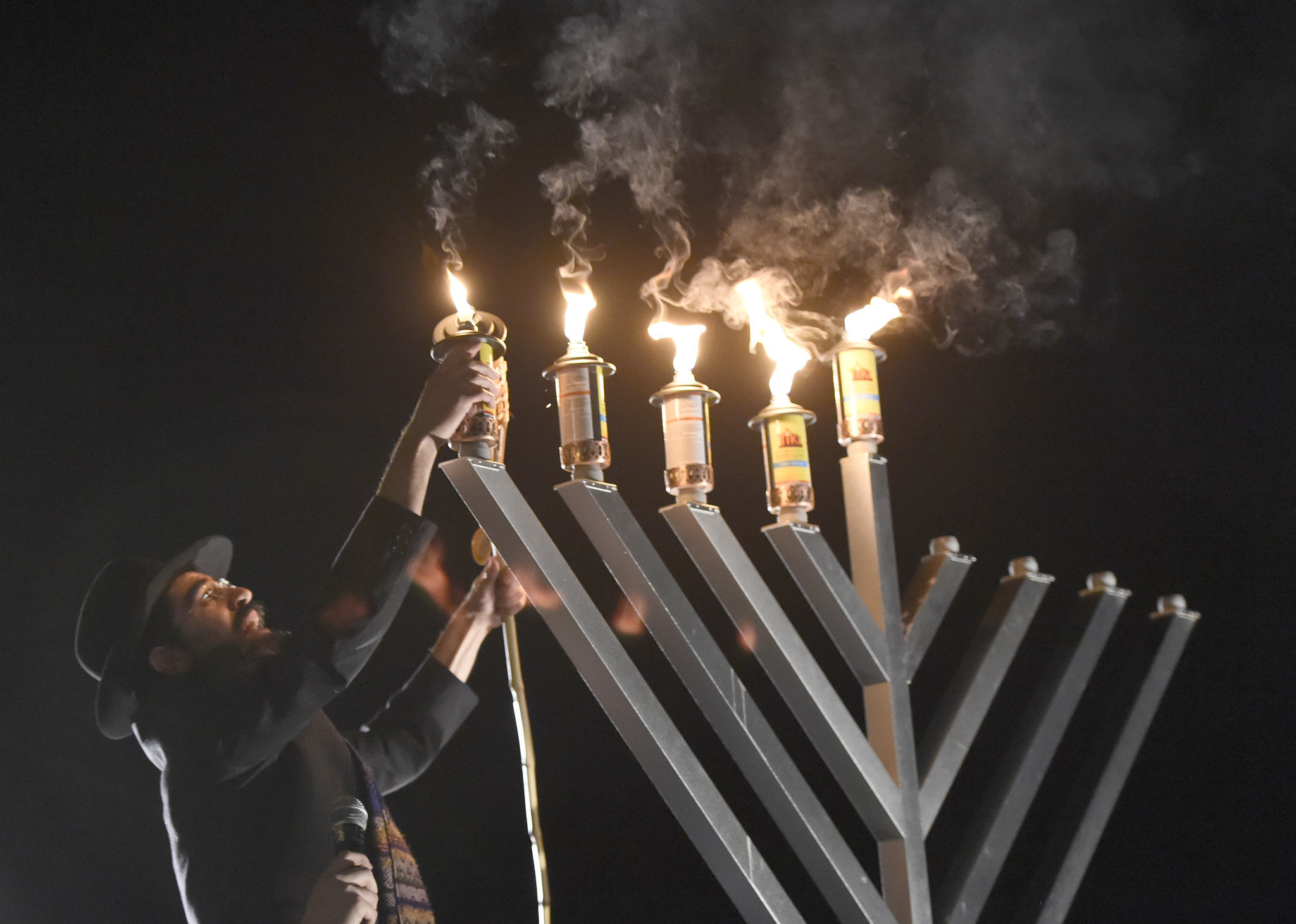 Lighting the world from Sykesville on the fourth night of Hanukkah
