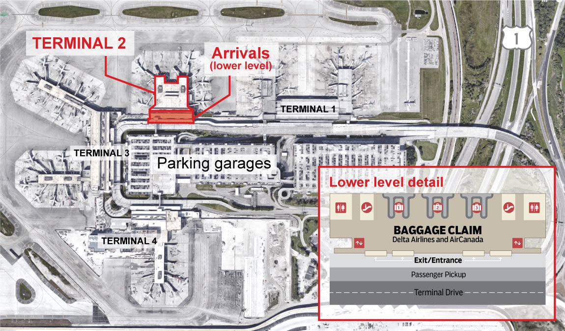 fll airport map terminal 1