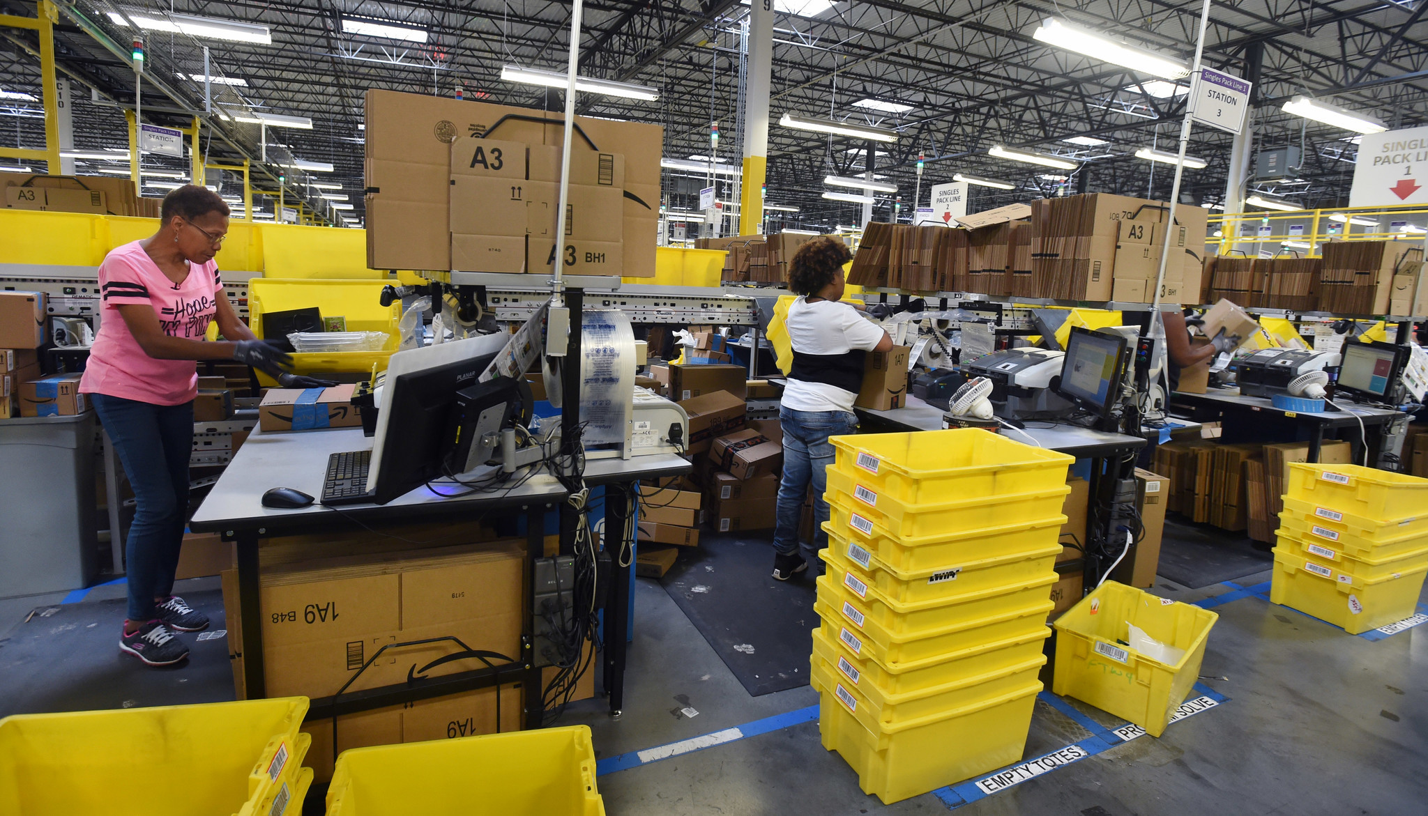 Amazon plans to open large distribution center in Cecil 