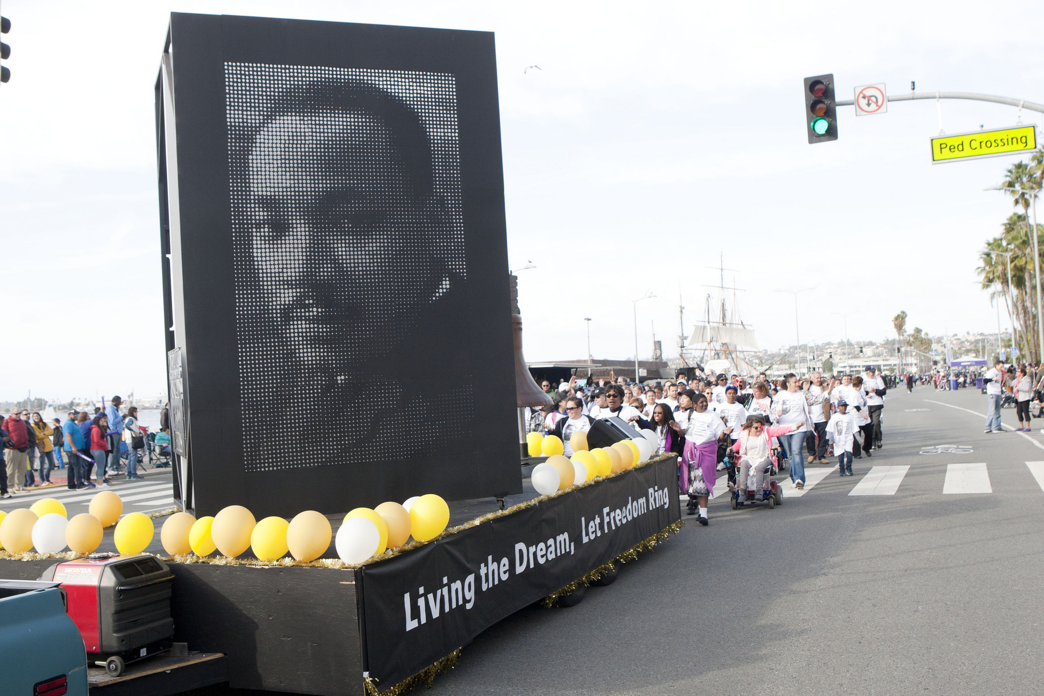 Welding students take first place with MLK Day Parade float The San