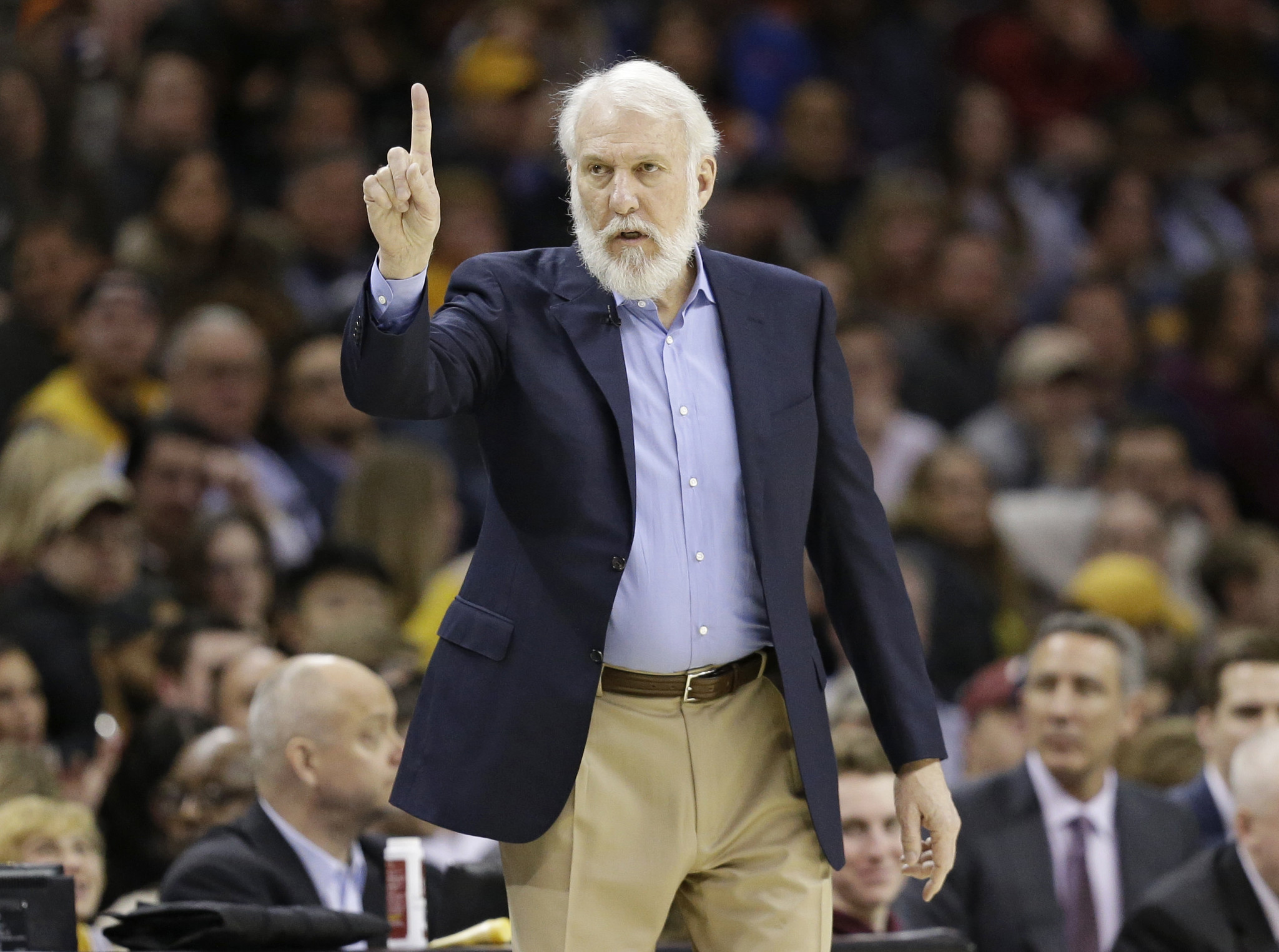 Spurs coach Gregg Popovich sets NBA record for most wins with single franchise ...2048 x 1524