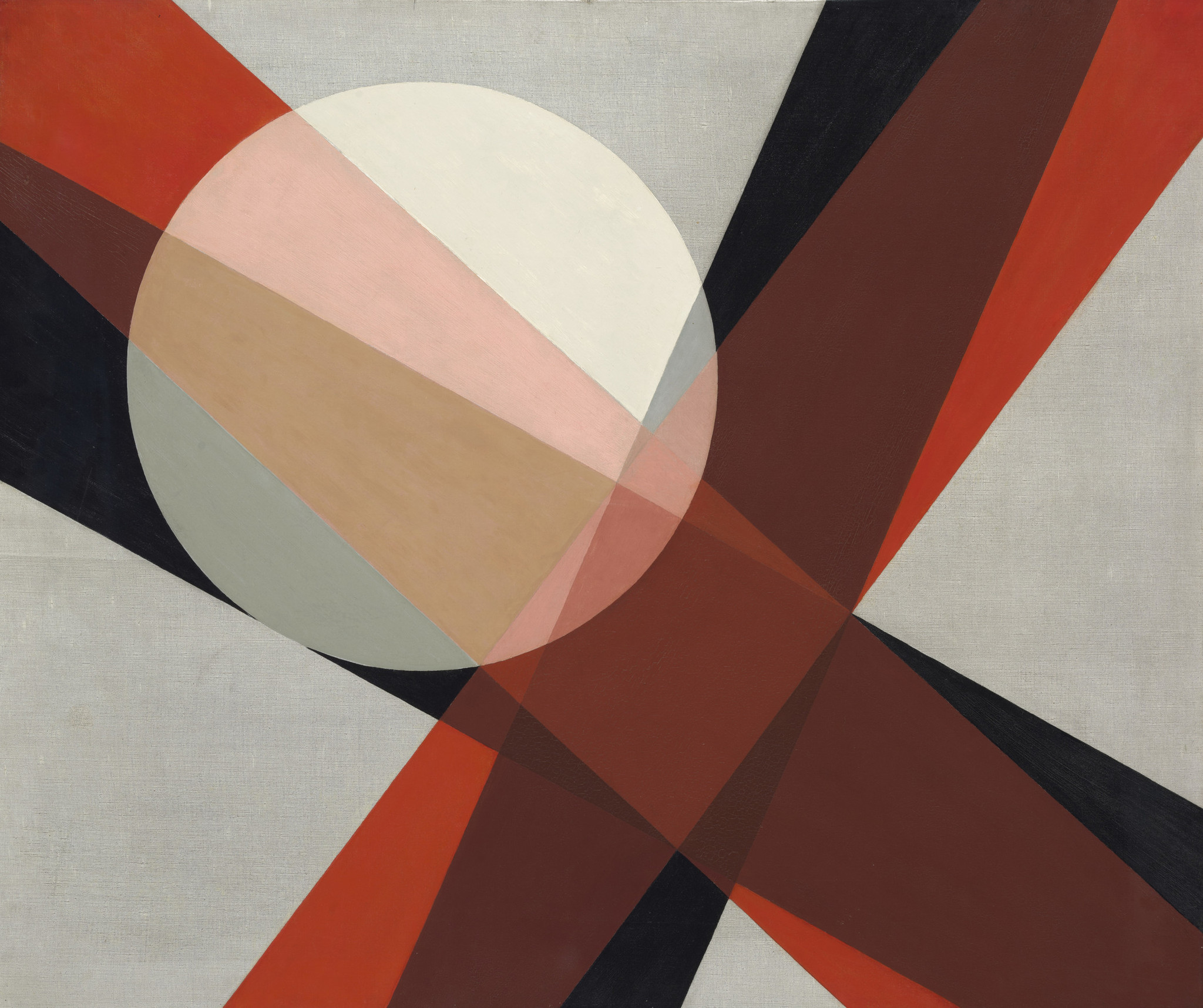 Laszlo Moholy-Nagy, "A 19," 1927, oil on canvas