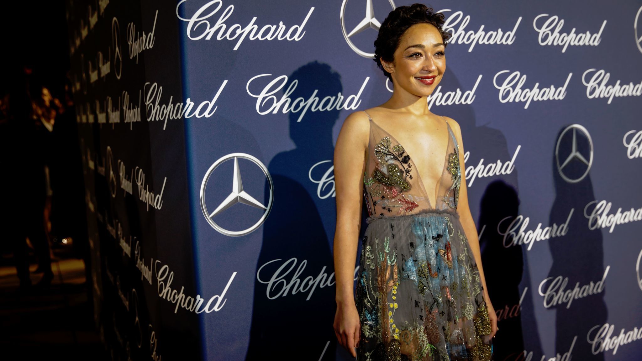 She not only won the Rising Star Award at the Palm Springs International Film Festival Awards Gala, but Negga also won raves for her exotic Valentino gown.