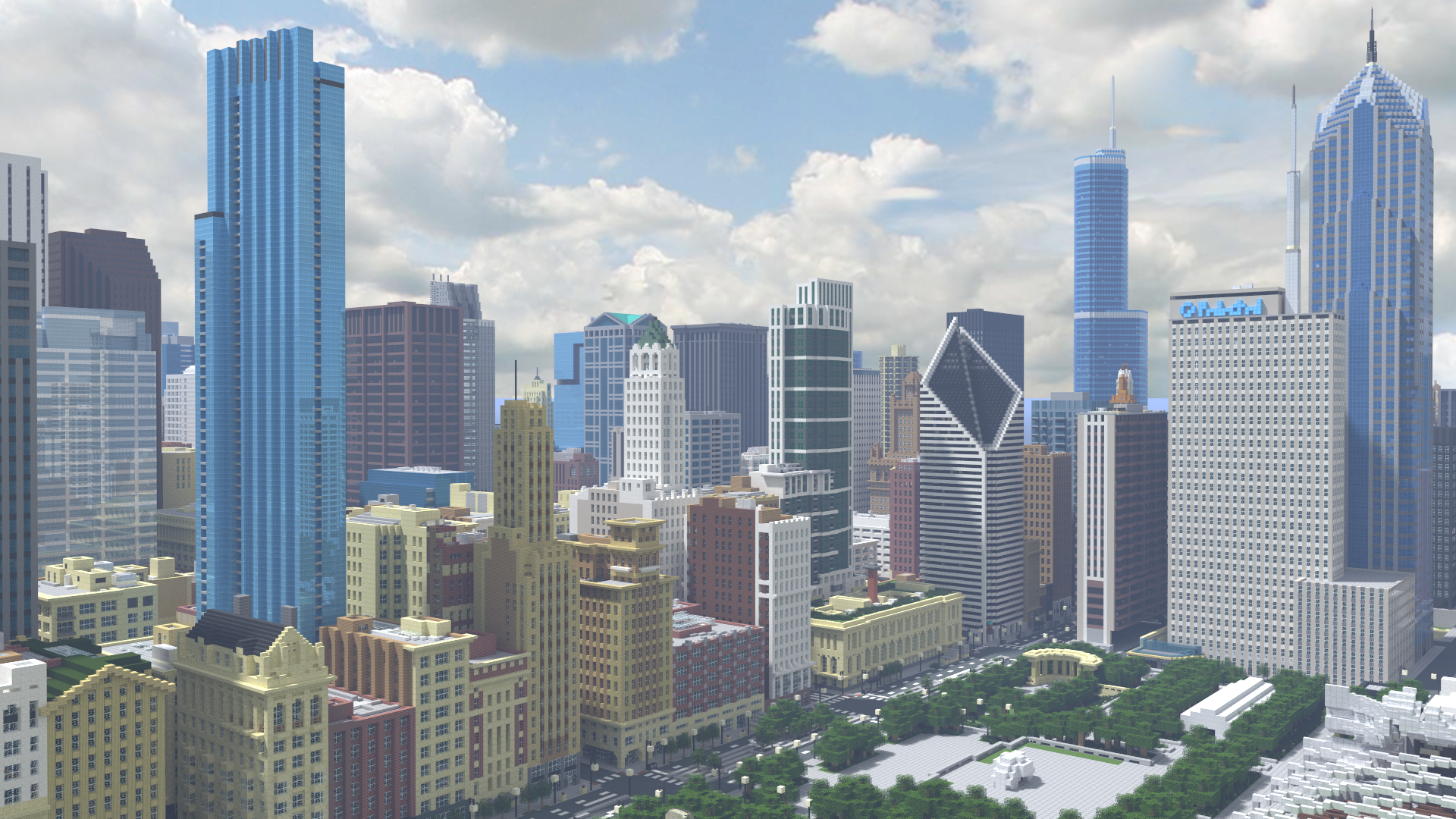 From trees to towers, this Minecraft model of Chicago is incredibly
