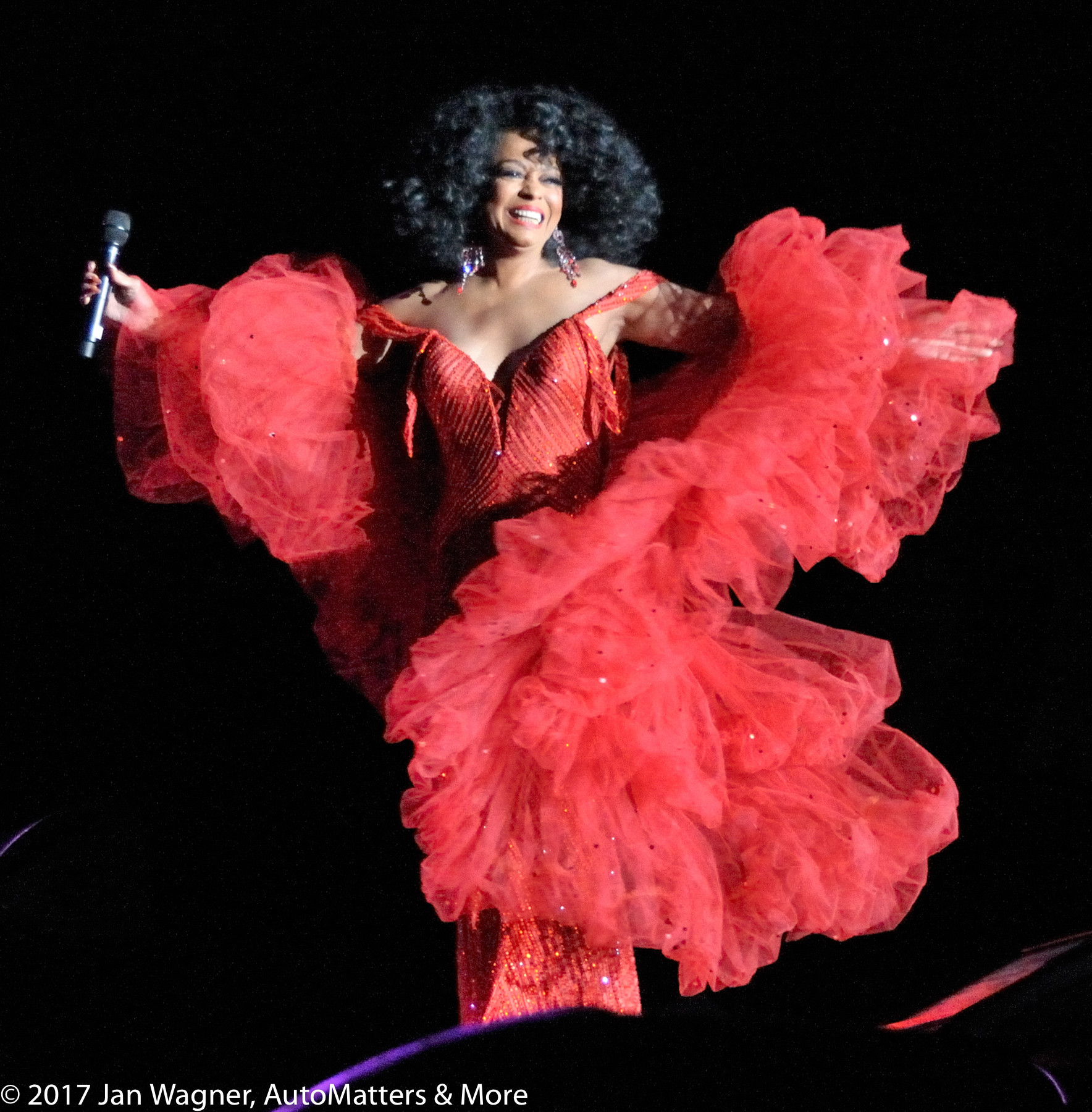 Superstar Diana Ross headlining Monster concert during CES2009