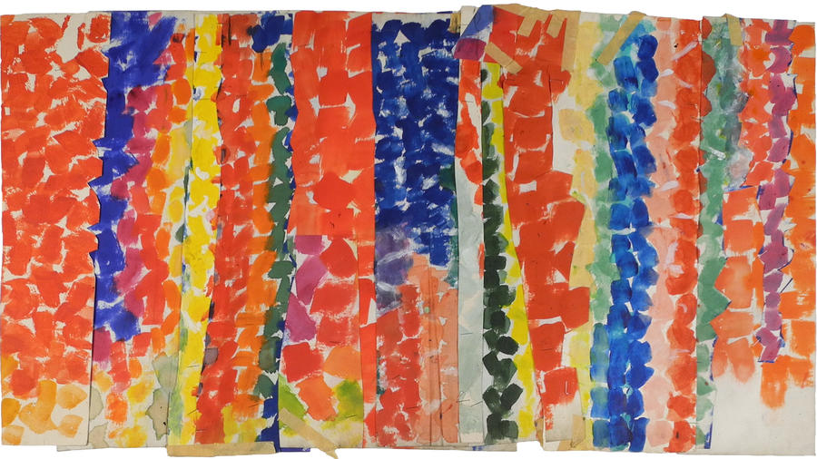 "Untitled," circa 1968, by Alma Thomas, part of an exhibition devoted to African American women artists at Sprüth Magers in L.A.