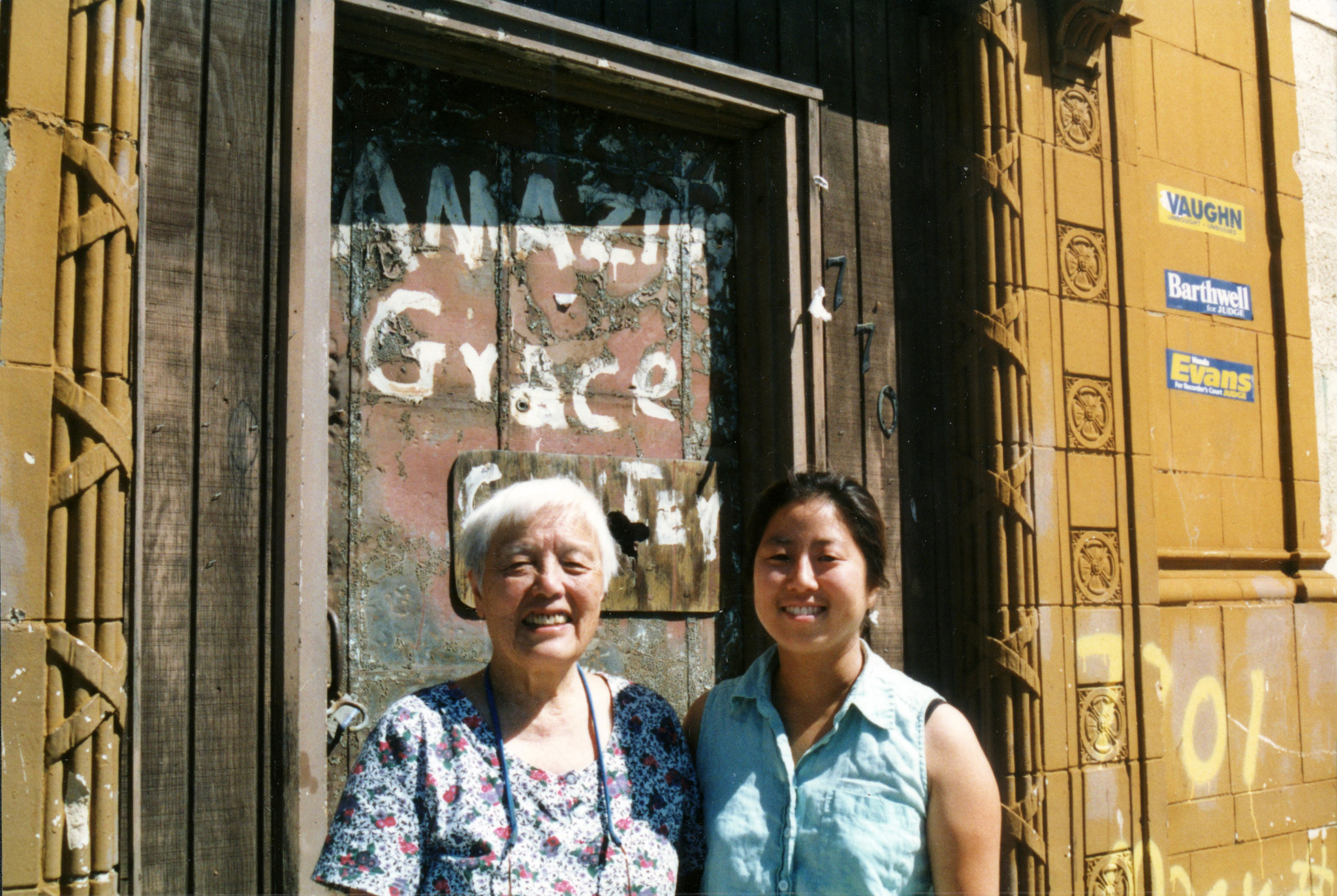 Filmmaker Grace Lee, right, with activist Grace Lee Boggs in the 2005 movie "The Grace Lee Project."