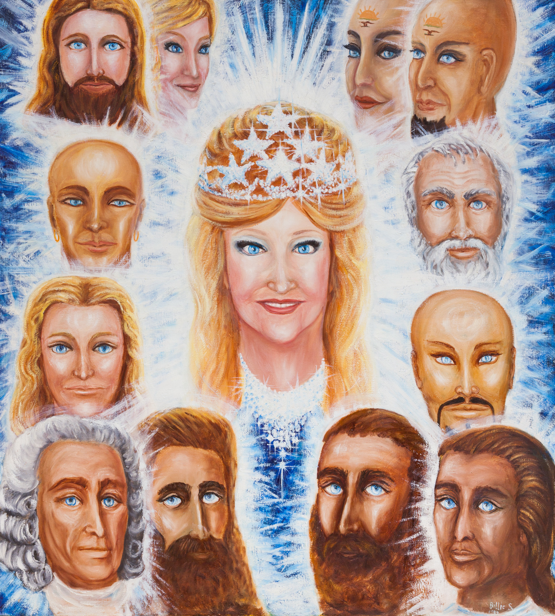 "Uriel and the Lemurian Masters," 1989, from the Unarius Academy of Science.