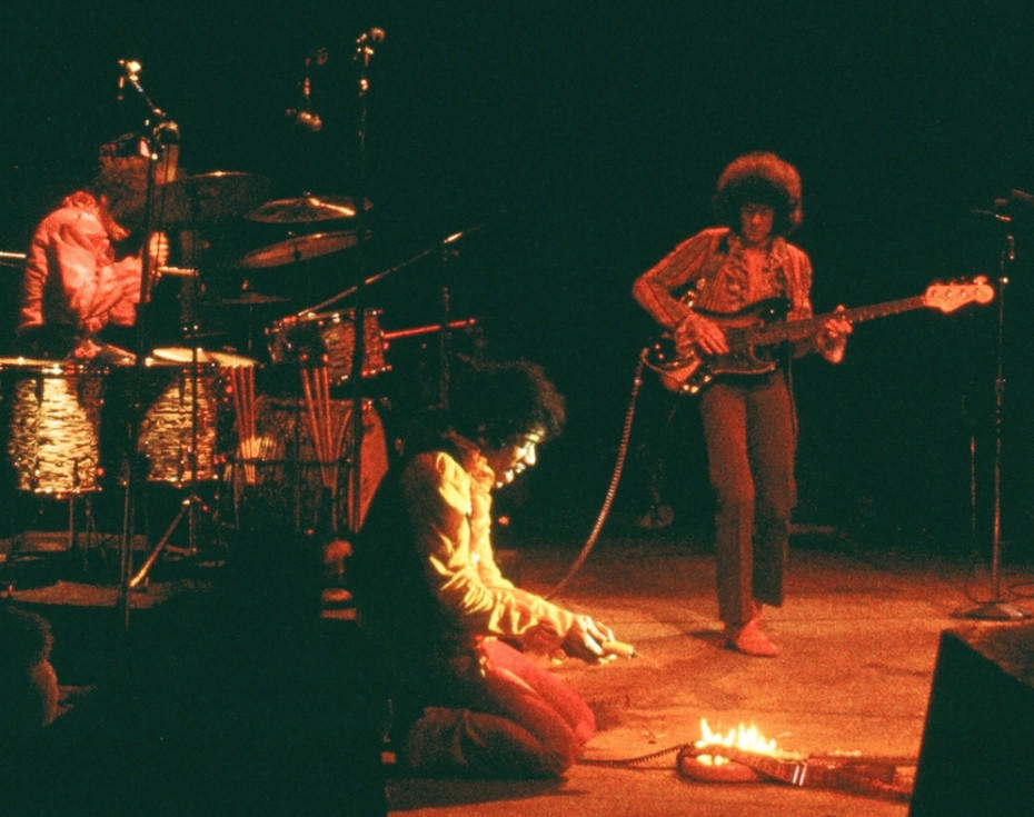 "Hendrix on Fire, 1967."