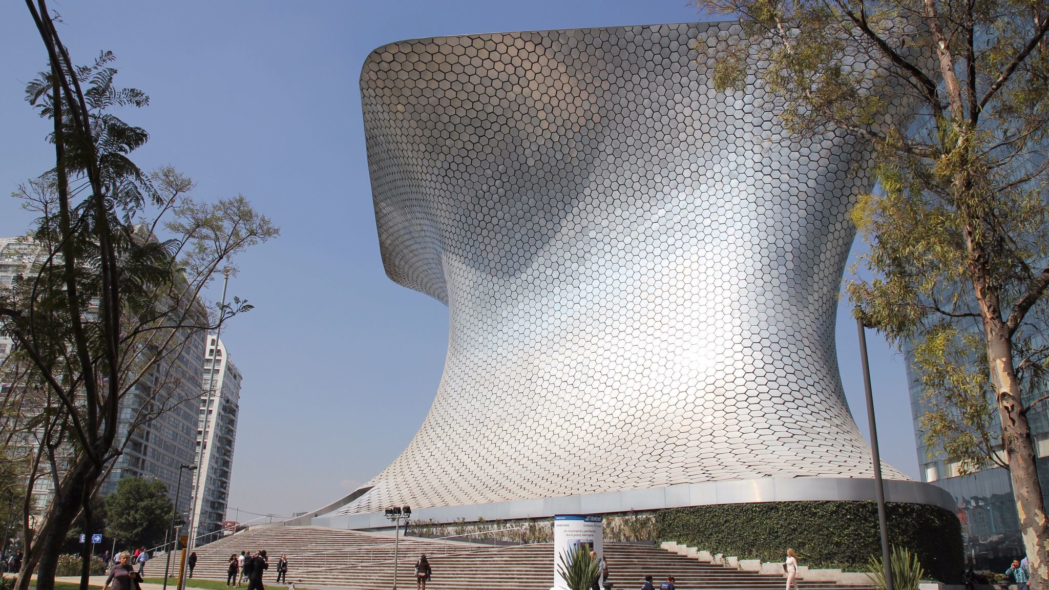 The Museo Soumaya in Mexico City, which shows the collection of Carlos Slim.