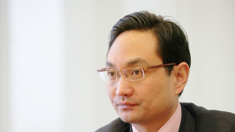 Lei Jie, former chairman of Founder Securities Co., Ltd., during an interview in Beijing in December