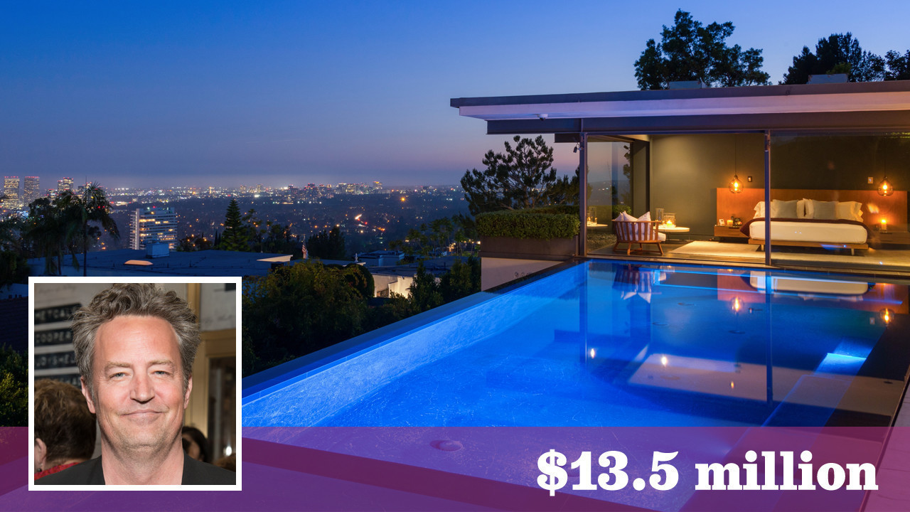 Matthew Perry puts his sexy Bird Streets pad on the market for $13.5 ...