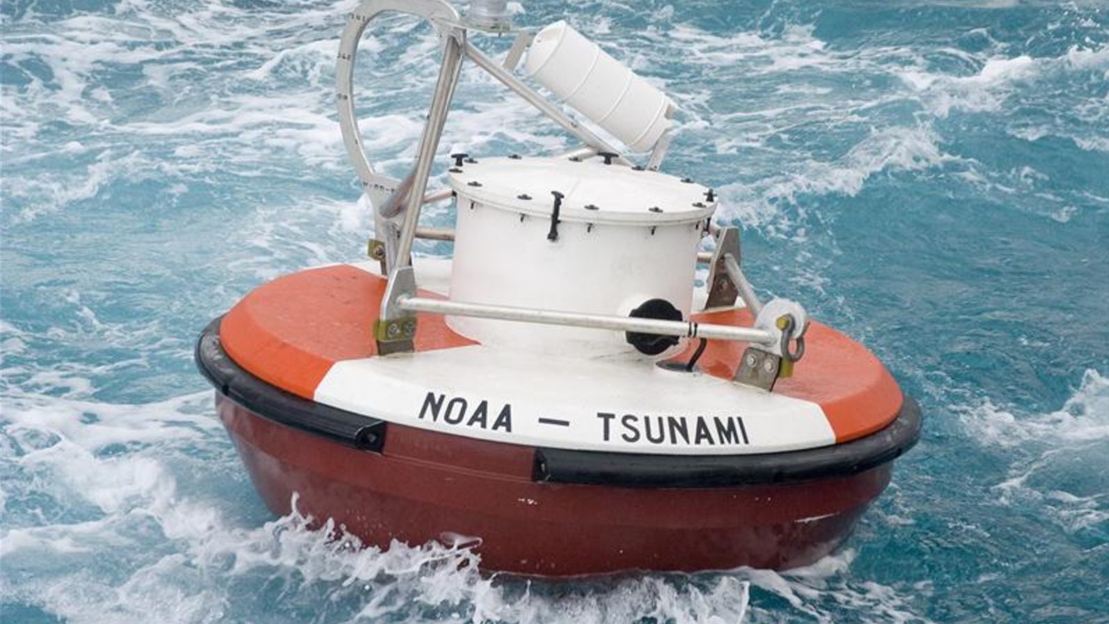 A tsunami buoy.