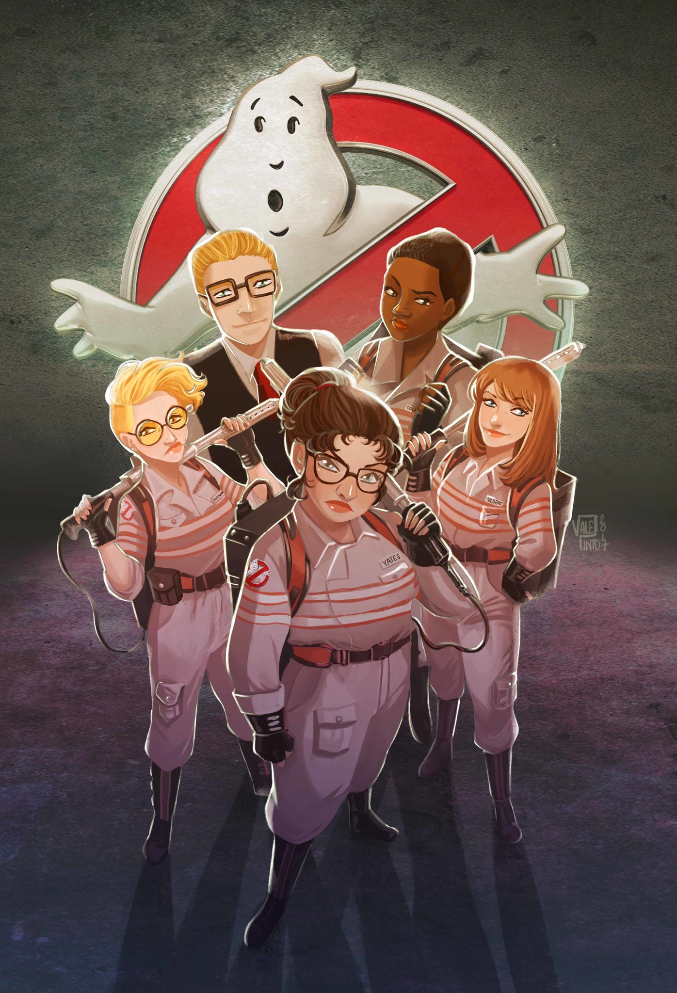 The cover for "Ghostbusters: Answer the Call" No. 1 by Valentina Pinto.