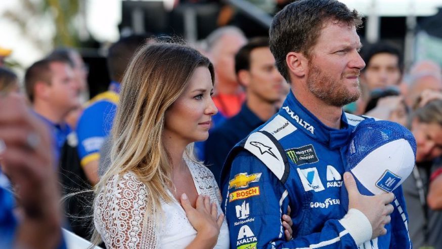 Dale Earnhardt Jr.'s wife voice of reason not risking race at Daytona ...