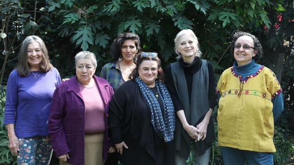"Radical Women" in Mexico City, from left: Lourdes Grobet, Ana Victoria Jimenez, Julia Antivilo Peña, Karen Cordero, Carla Rippey and Mónica Mayer.
