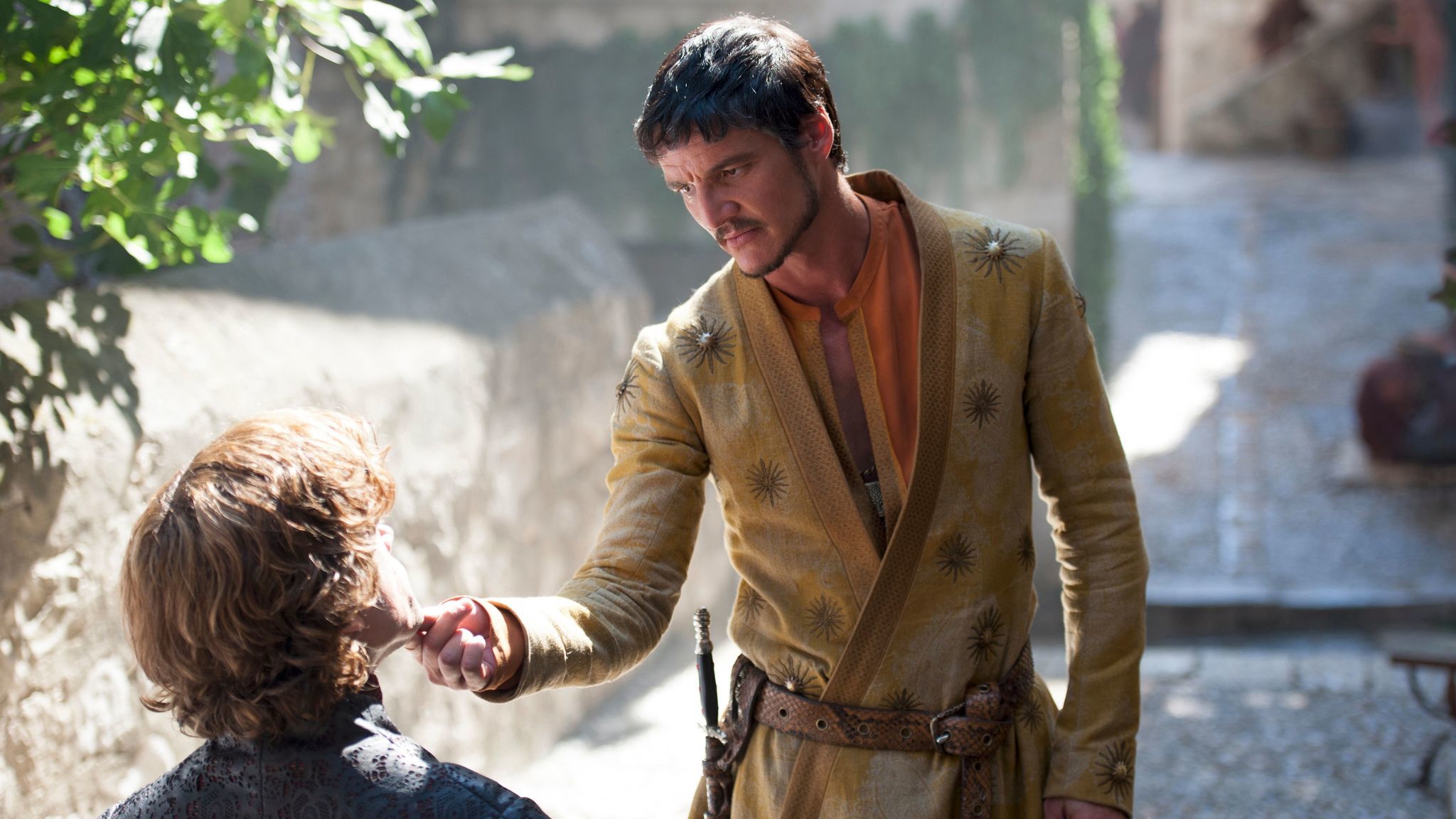 Pedro Pascal, right, with Peter Dinklage on "Game of Thrones."