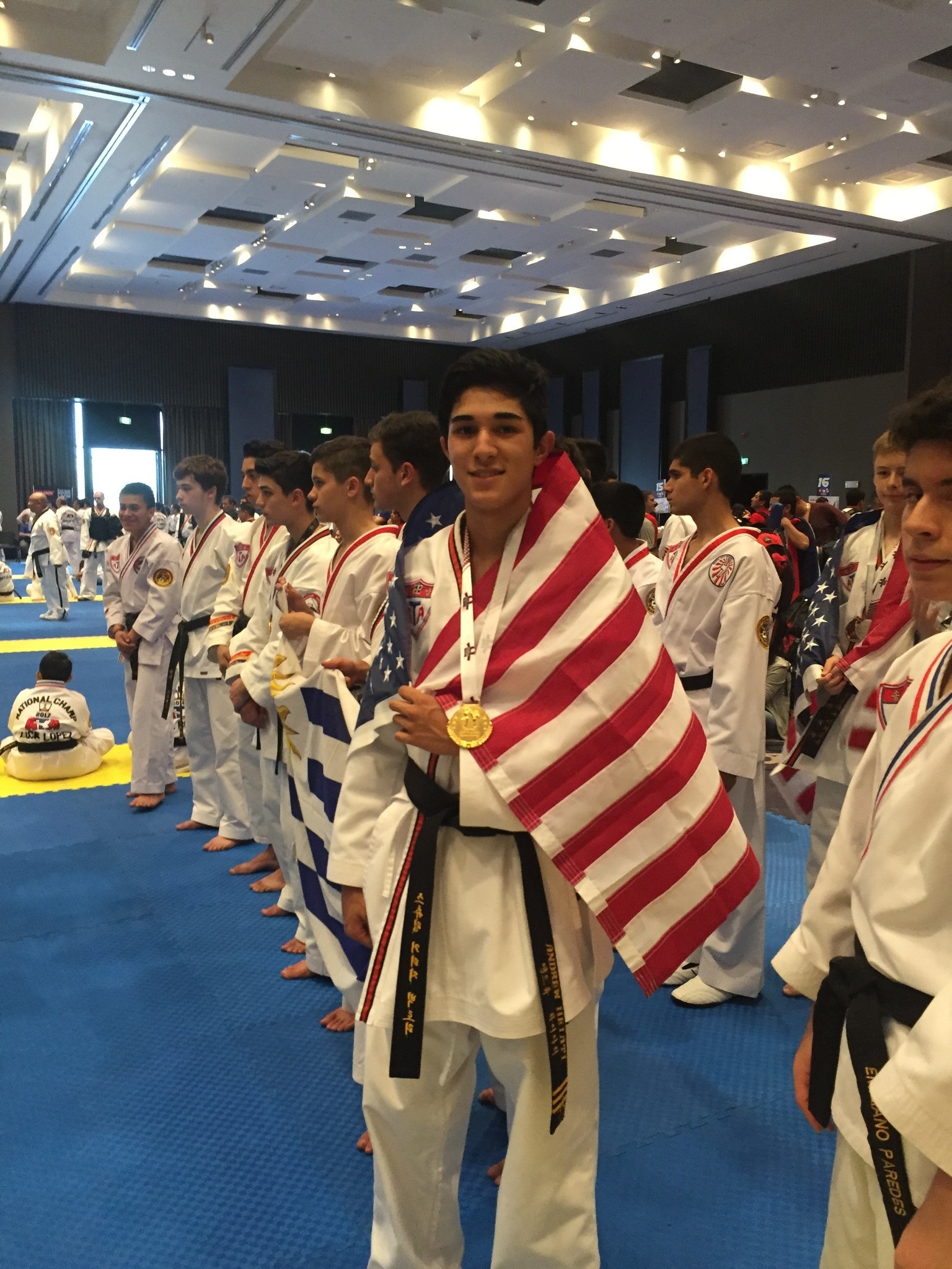 Andrew Heiati was proud to represent the U.S. at the PanAm Championships in Peru last October.