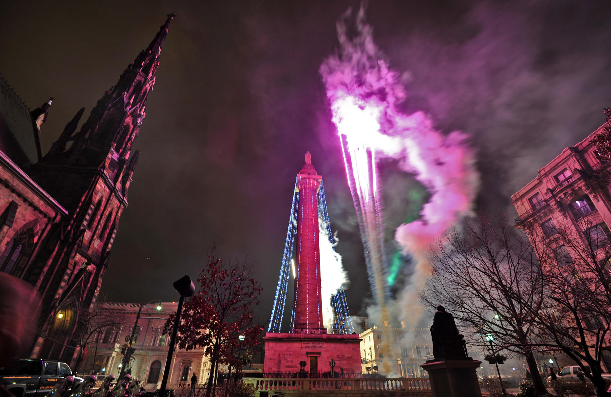 Everything you need to know about the Baltimore monument lighting