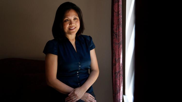 CERRITOS, CA: May 19, 2013 - California Labor Commissioner Julie Su is photographed at her home in C