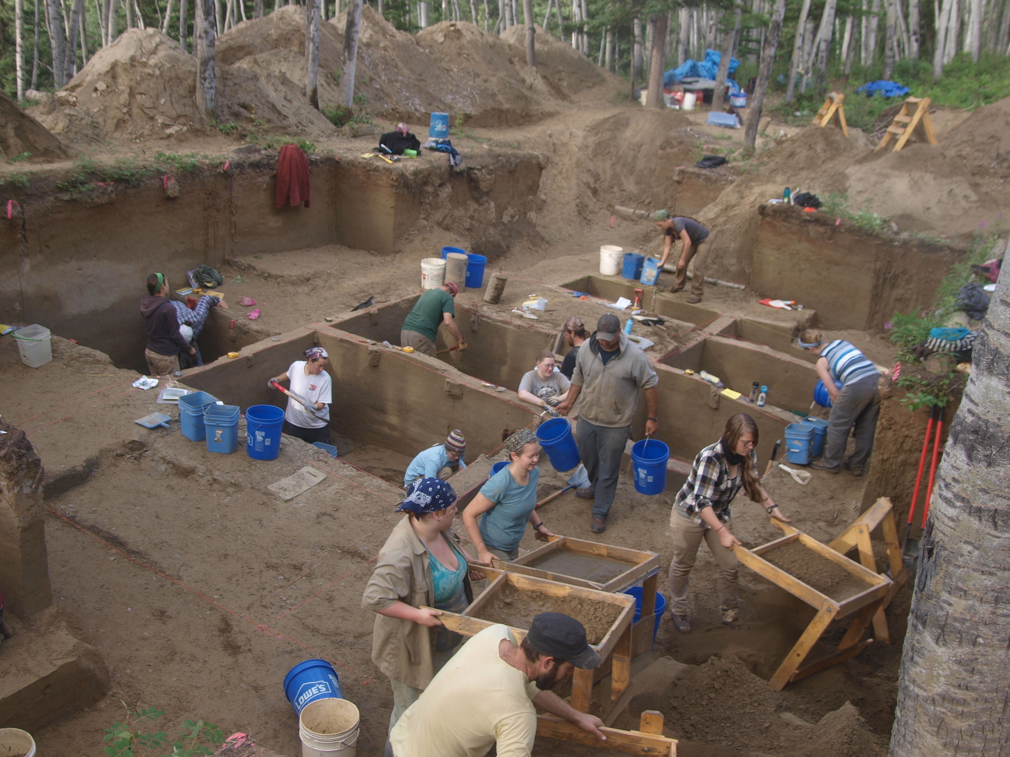 Alaskan excavation
