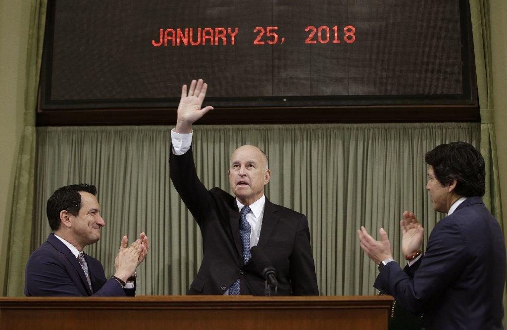 California Gov. Jerry Brown final State of the State Address 2018