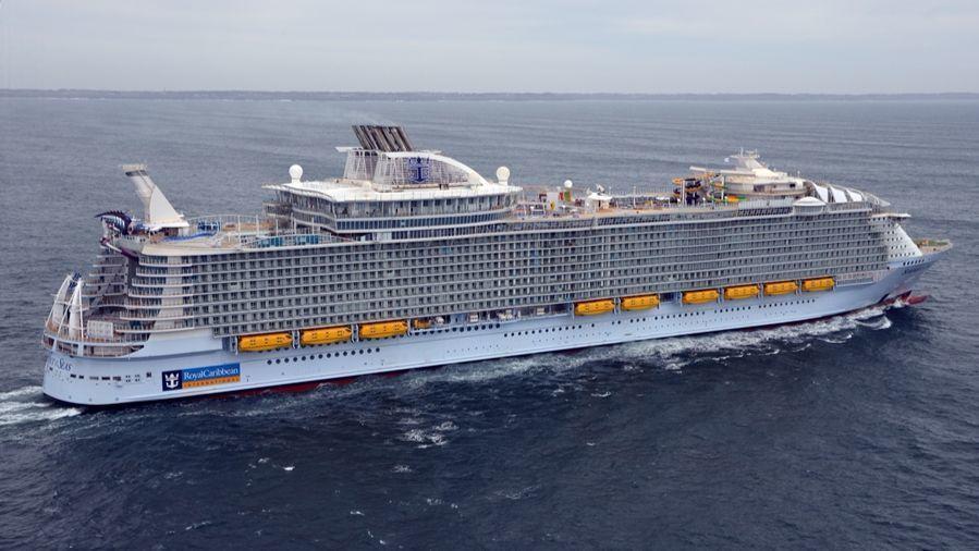 World's largest cruise ship Royal Caribbean Symphony of the Seas to