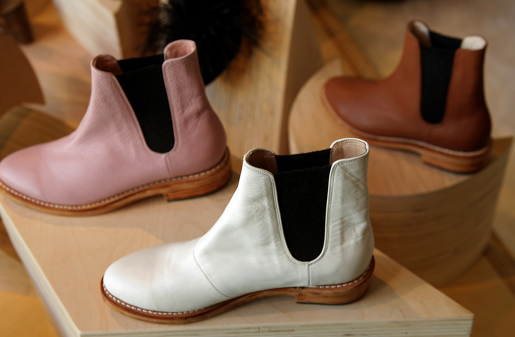Booties from Ventura-based footwear designer Charlotte Stone.