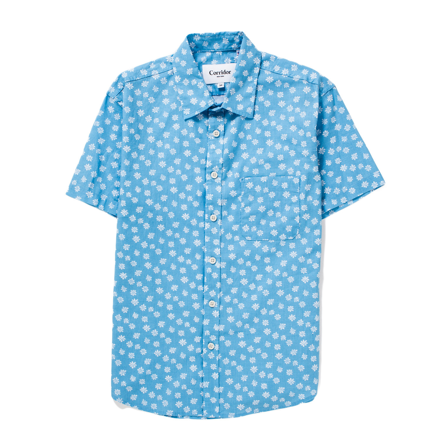 Short-sleeved shirts in fun prints from New York menswear brand Corridor.