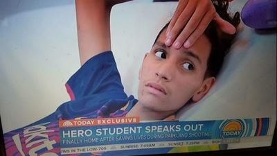 Parkland school shooting survivor Anthony Borges out of hospital, gives national interview