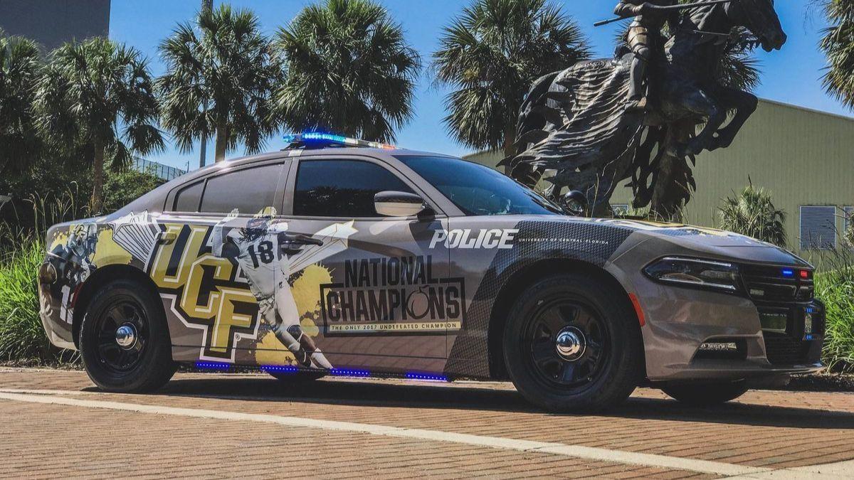 os-ucf-national-champtions-police-car-20180418